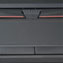 The textured TrackPad makes it easy to locate the active area even when the touchpad is flush with the palm rest.